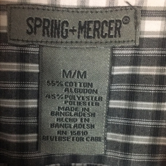 SPRING MERCER LONG SLEEVE DRESS SHIRT SIZE M - Picture 3 of 3